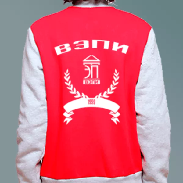 Бомбер с логотипом Воронежский экономико-правовой институт (ВЭПИ)