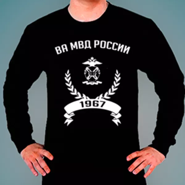 Свитшот с логотипом Волгоградская академия МВД России (ВА МВД России)