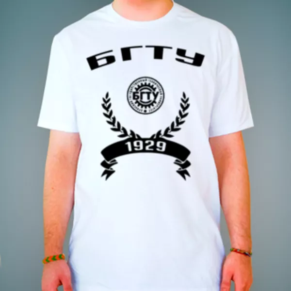 Футболка с логотипом Брянский государственный технический университет (БГТУ)