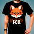 Футболка Hipster fox