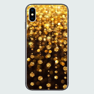 Чехол для iPhone XS / XS Max / XR Капли золота