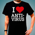 Футболка I Love Antivirus