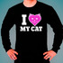 Свитшот I Love My Cat