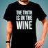 Футболка The truth is in the wine