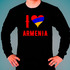 Свитшот I Love Armenia