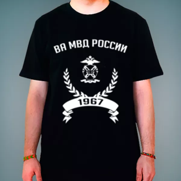 Футболка с логотипом Волгоградская академия МВД России (ВА МВД России)