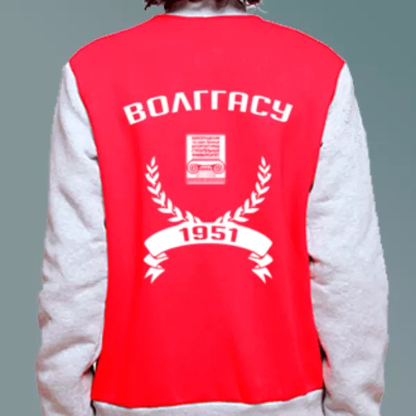 Бомбер с логотипом Волгоградский государственный архитектурно-строительный университет (ВолгГАСУ)