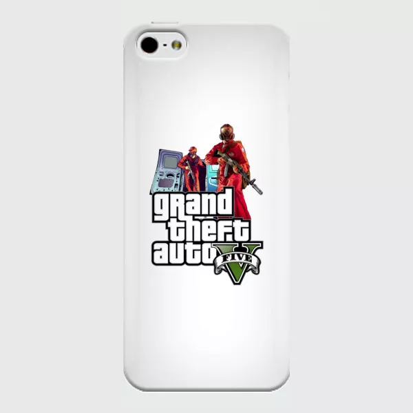 Чехол для iPhone 5 / SE GTA / логотип / грандж Чехол для iPhone 5 / SE GTA / логотип / грандж