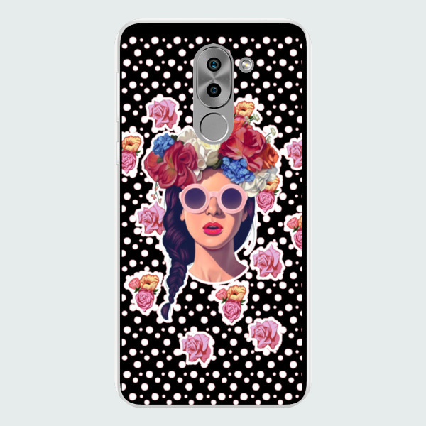 Чехол для Huawei Девушка с цветами | Женские | Чехлы для Huawei Фото ...