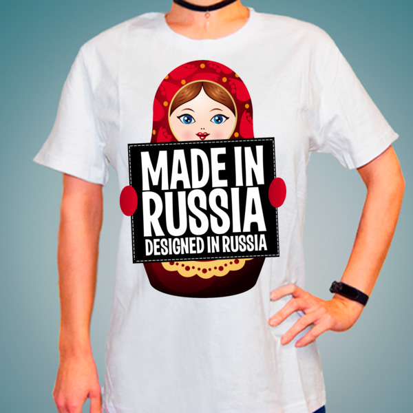 футболка made in russia
