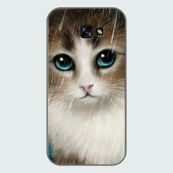 Чехол для Samsung Котик с голубыми глазками | Чехлы с рисунками для ...