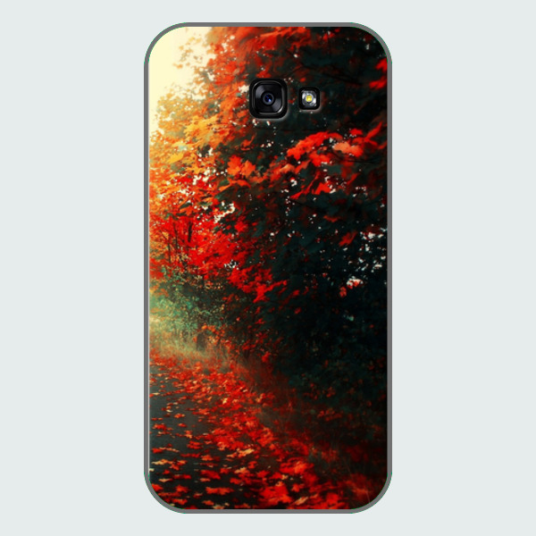 Чехол бампер для Xiaomi Redmi 5A осень листья